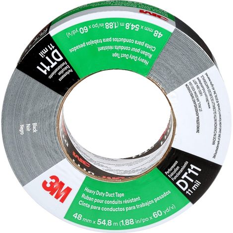 3M Cinta americana Negra DT11 48MM X 55MT