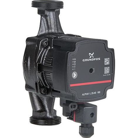 Circulateur Grundfos Alpha 1L 32-60, DN32(11/4"), PN10, 230V, longueur 180 mm (1/3)