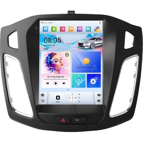 Autoradio, funzioni multimediali, compatibilità con smartphone, compatibile con Ford Focus 3 Mk 3 2011-2019, S10-B (1/2)
