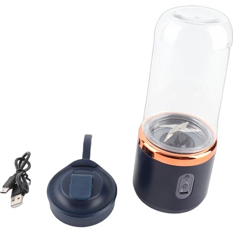 Extracteur de jus portable, petit extracteur de jus multifonctionnel pour étudiants et usage domestique, avec gobelet mélangeur. (1/5)