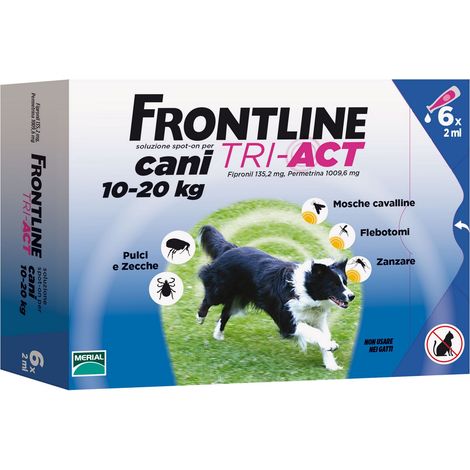 FRONTLINE TRI-ACT 10-20 KG 6 PIPETTE OFF. SPECIALE (1/2)