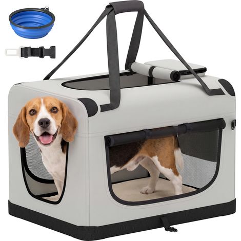 PawHut Pet Carrier Bag, Soft-Sided Dog Carrier for Small to Medium Dogs (1/5)