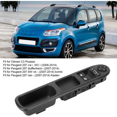Fensterheberschalter rechts (Fahrerseite) 6554QC Passend für Peugeot 207 (1/5)