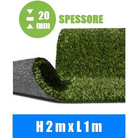 Prato Sintetico h 2,00 X 1 mt -Spessore:20 mm