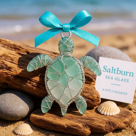 Ornement Animal Tortue De Mer - Acrylique Transparent Avec Effet Verre Marin - Décoration Intérieure Pour Maison Bureau Voiture - 1 Pièce