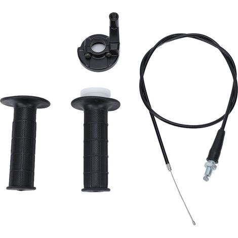 Jeu câbles accélérateur moto pour 50 mL, 80 mL, 90 mL, 110 mL, 125 mL, 140 mL, 150 mL, 200 mL Dirt Bike, poignées 7/8 pouces (1/5)