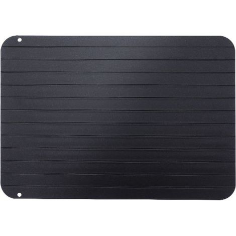 1 Plaque de décongélation, Alliage d'aluminium, Décongélation rapide, Surface antiadhésive, Viande et fruits de mer (1/5)