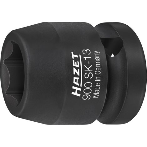 Douille à chocs 900SK-13 ∙ Carré creux 1/2 pouce (12,5 mm) ∙ Profil Traction à 6 pans extérieurs ∙ Taille 13 mm (1/3)