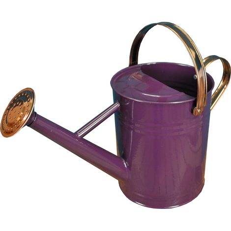 Purple Heather Metal & Copper Watering Can (3.5 Litre)