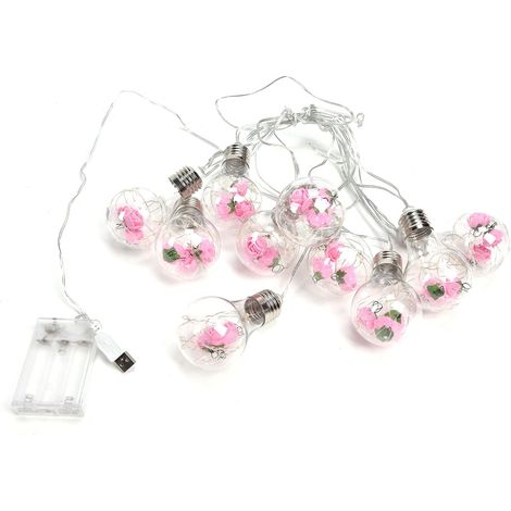 Lichterkette mit Schmetterlingen – IP45 wasserdicht – 100 LEDs – Kupferdraht – für den Außenbereich – für Zuhause / Partys / Feiertage / Kinderzimmer