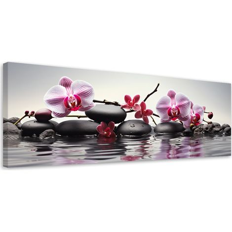 Tableau sur toile Pierres Spa Zen 90x30 (1/5)