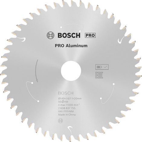 Bosch PRO Aluminium cordless Circular Saw Blade 140 x 1.6 x 20 mm 2608837755 (1/5)
