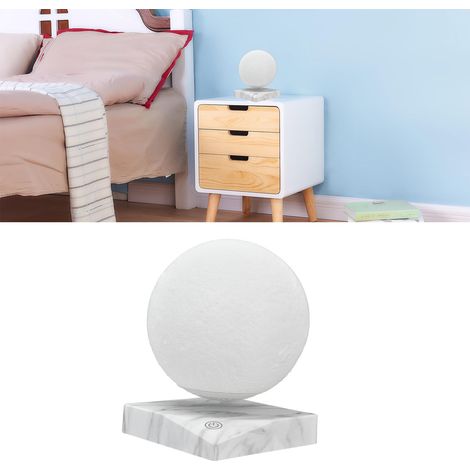 Lampe planète en lévitation magnétique imprimée en 3D - Lampe lune créative - Veilleuse - Cadeau de Saint-Valentin (1/5)