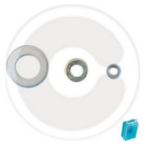 cf 100 pcs de rondelles rondelles plates en acier galvanisA  5x10 mm UNI6592