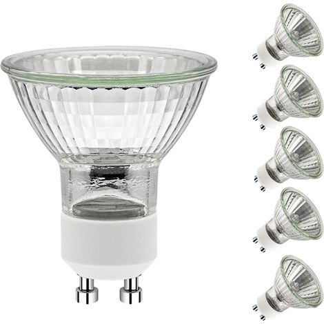 Lampe halogène, douille GU10, 220 V 50 W, broches, spots LED, douille, ampoule, lumière chaude, 6 pièces (1/5)