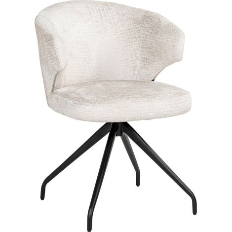 Fauteuil Milly Crème Confort Fusion - Crème Fusion Nuance Élégante (1/5)