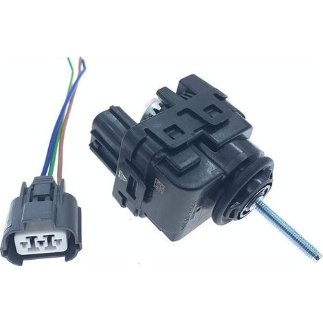 La pièce 33130-T1G-E01 convient aux Honda Accord, CR-V et Breeze. Il s'agit d'une prise pour moteur de réglage de la hauteur des phares (régulateur + prise).