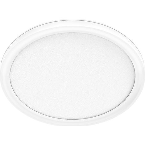 OSRAM Plafonnier blanc, 3000 K / 4000 K / 6000 K, blanc chaud, 1000 lm, 14 W, 22 cm Ø, polypropylène (PP), angle de faisceau de 120° (1/4)
