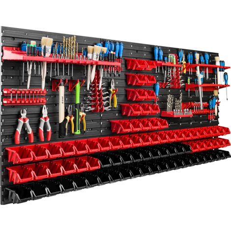 Tablero de herramientas de 172x78 cm, estante para taller o garaje. (1/5)