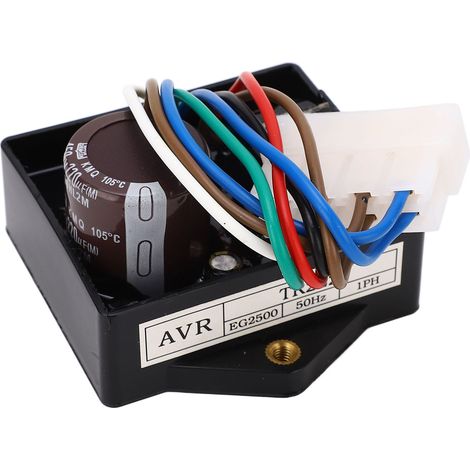 Régulateur automatique de tension 220V pour générateur essence, boîtier ABS, protection basse fréquence, stabilisateur de voltage alternateur, pièce de rechange (1/5)