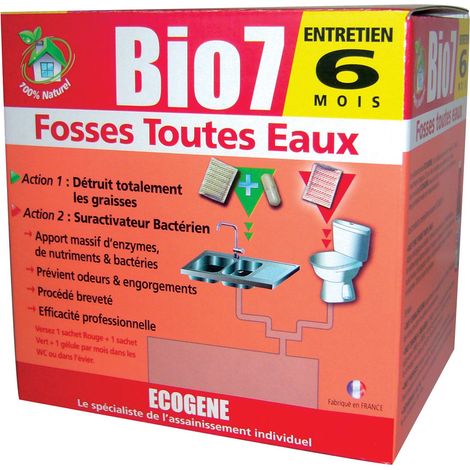 BIO 7 Spezial für alle Wassergruben 960g , 6 Monate.