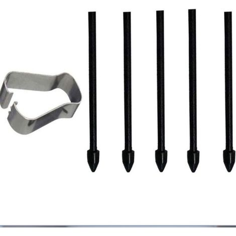 1SET Retrait Pincettes Outil Tactile Stylet S Pen Nib Tips Pour Samsung Galaxy Tab Dock T860 T865/Dock Lite 10.4 - black[B2149]