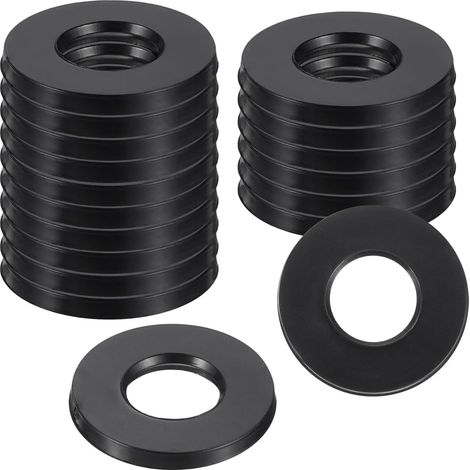 50 rondelles en caoutchouc plates, adaptées aux rondelles de boulons, aux pommes de douche, aux raccords de tuyaux et de flexibles (1/5)