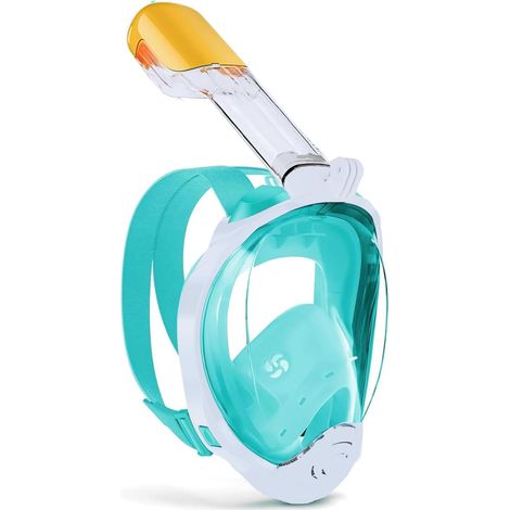 Masque de plongée pour adultes et enfants - Masque de plongée intégral à 180° (1/5)