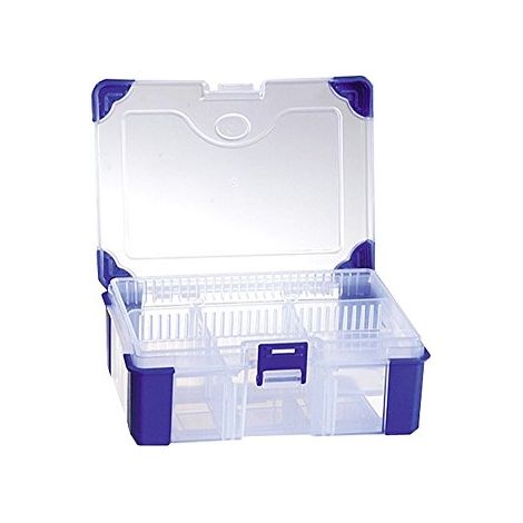 Viso JAP 1713 Caja de almacenamiento transparente 11 compartimentos