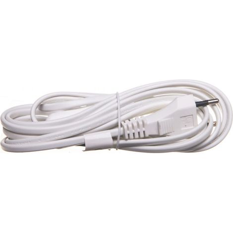 Cable de conexión con interruptor KF-HK-1 H03VVH2-F 2x0,75 3m blanco S08273