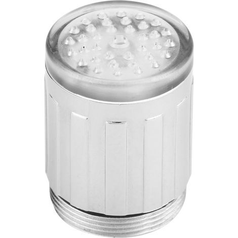 Eosnow LED-Licht, LED-Wasserhahnbeleuchtung, Temperaturfühler, Wasserhahn, Spülbeckenaufsatz für Badezimmer, Küche
