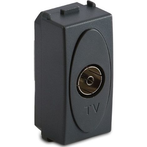 MASTER MODO - PRESA MASTER TV 9,5 MM TIPO PASSANTE FEMMINA FINALE GRIGIO 31255