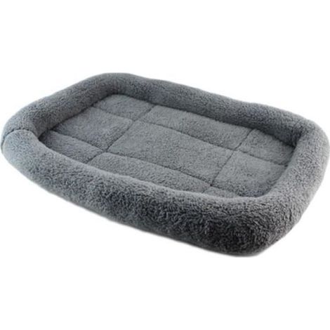 Doux En Peluche Pet Chien Chiot Chat Lit Automne Hiver Maison Nid Taille (Gris) CORBEILLE - PANIER - COUSSIN - HAMAC -40X28X7CM (1/4)