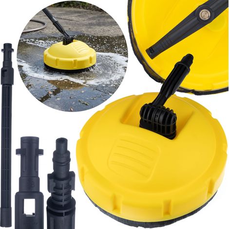 Spazzola T-Racer per Idropulitrici compatibile con Kärcher K2-K7, Black & Decker, Lavor, VAX, Bosch AQT – Pulizia Efficiente e Rapida, Protezione Spruzzi