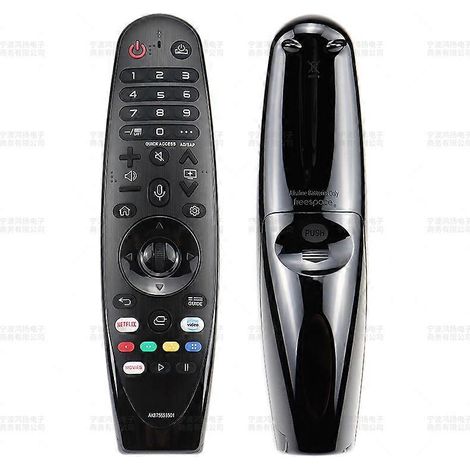 Télécommande de remplacement pour LG Magic Remote avec fonction de pointage vocal pour téléviseur intelligent LG UHD OLED QNED (sans pointeur vocal). (1/4)