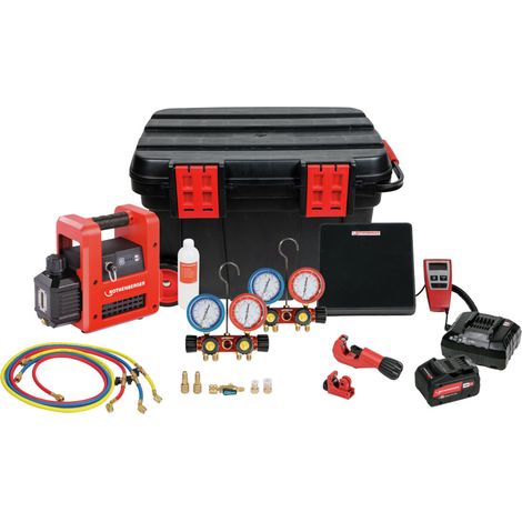 ROTHENBERGER ROCADDY 120 Kit complet froid/clim R32 CL analogique - 1000003622