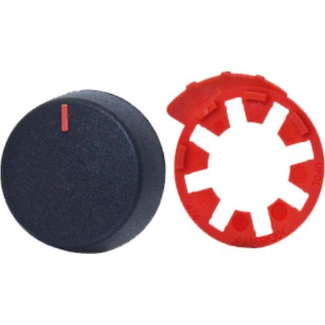 Bouton de réglage de mitigeur ESBE type VRG803 avec échelle graduée pour Séries VRG, VRB, VRH
