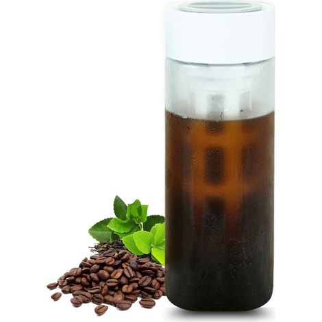 Cafetière à infusion à froid, 650 ml avec filtre en maille (1/5)