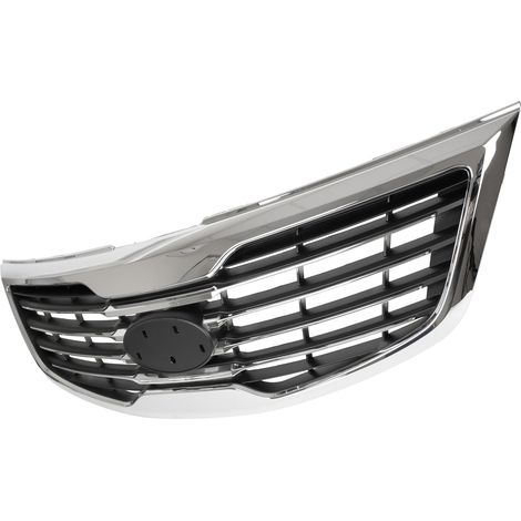 Griglia Kia Sportage III 10-15 tra i fari NERO + CROMATO (1/5)