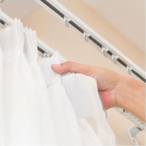roulettes pour Rideau Coulissant en Lot de 50 Rouleaux Silencieux pour Rail De Rideau Accessoires Robustes pour Maison (1/4)
