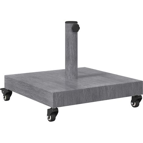 Maison Exclusive - Sonnenschirmständer Dunkelgrau Holzlook 45 x 4