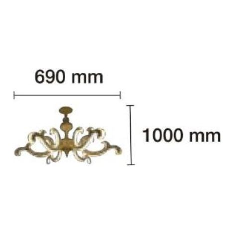 Lámpara de araña LED Lamberto (80W)  Blanco