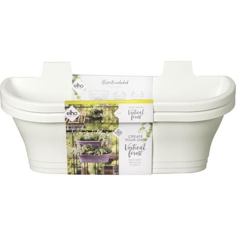 VASO CORSICA VERTICALE FOREST LARGE SET/2 WHITE ELHO (1/4)