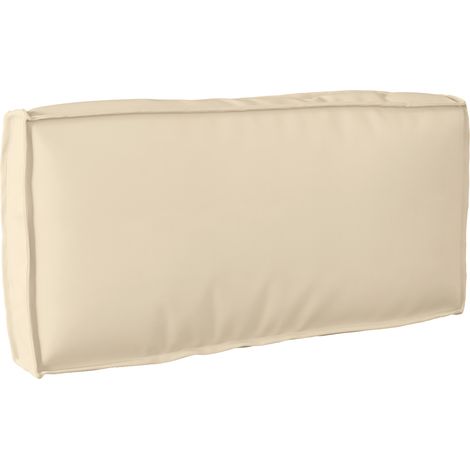vidaXL Coussin Beige 80 x 40 x 12 cm Tissu Oxford (1/5)