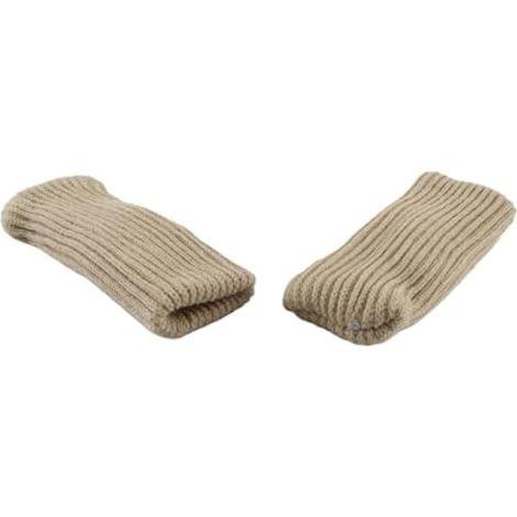 Lot de 24 Embouts de Pieds de Chaise élastiques antidérapants pour Meubles et sols, protègent des Rayures et des bruits. Beige Clair. (1/5)