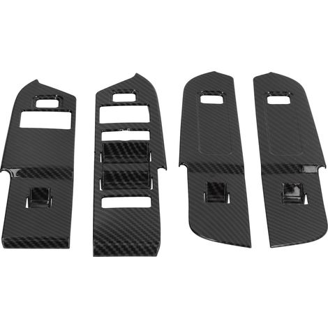 4 pièces cadre interrupteur lève-vitre panneau fibre de carbone remplacement pour Land Rover Defender 2020 conduite à gauche (1/5)