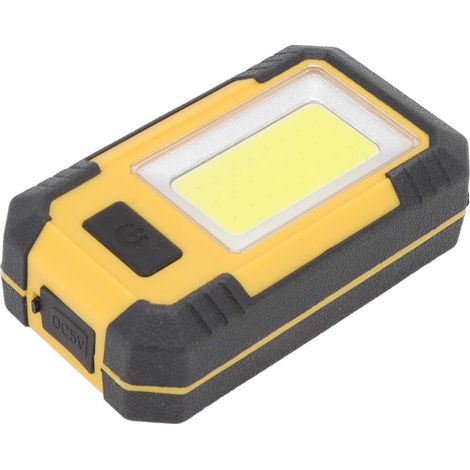 Lampe de Camping LED Rechargeable avec Aimant, 3 Modes d'Éclairage, ABS, pour Travaux Extérieurs et Tente