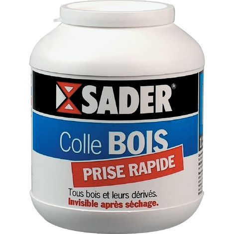 Cola para madera de fraguado rápido - caja de 650 g SADER
