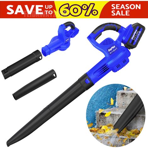 21v Cordless Garden Leaf Air Blower Suction Electric Vacuum Snow Dust Battery (1/5)
