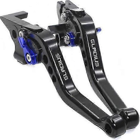 Para SFV650 GLADIUS 2009 2010 2011 2012 2013 2014 2015 NUEVO Accesorios de motocicleta de alta calidad Palanca de freno y embrague ajustable CNC (Negro azul)